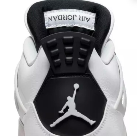 AIR JORDON 4 RETRO Military Black and White Neutral Grey 12 - Picture 6 of 9